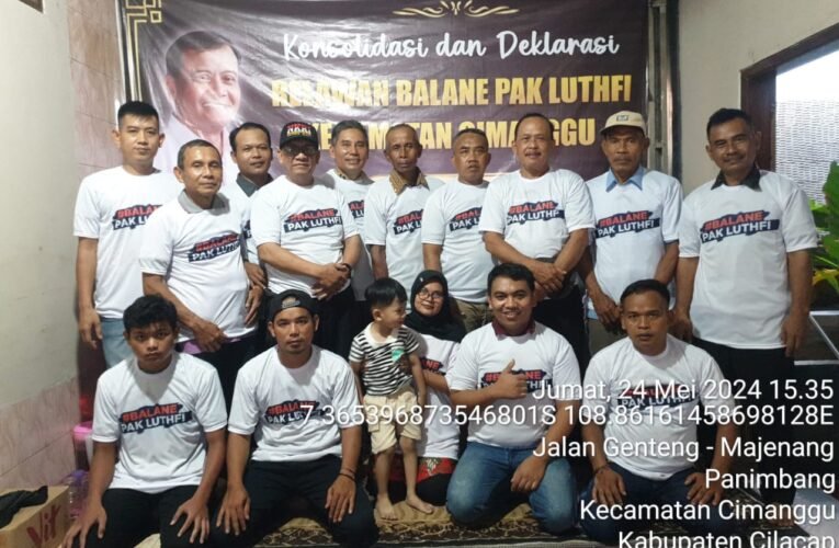 Relawan Balane Pak Luthfi di Kecamatan Cimanggu Gelar Konsolidasi