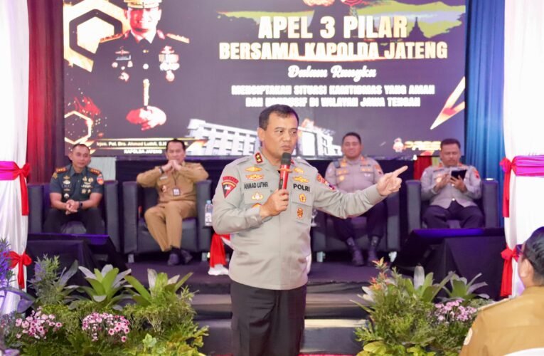 Irjen Pol Ahmad Luthfi diapresiasi Bupati Wonogiri, Apel Tiga Pilar gelar Pilkada Sukses tanpa Ekses