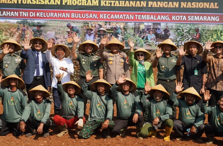 Kapolda Jateng Bersama Pangdam IV Diponegoro Sinergikan Upaya Mewujudkan Ketahanan Pangan