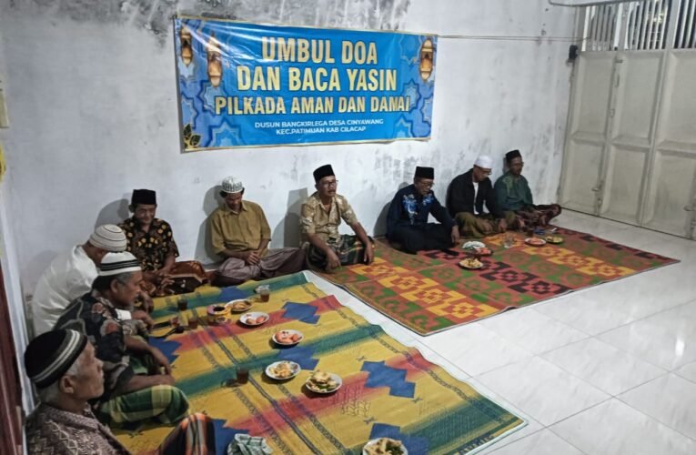 Sambut Pilkada 2024, Warga Cilacap Gelar Umbul Doa dan Baca Yasin Serentak